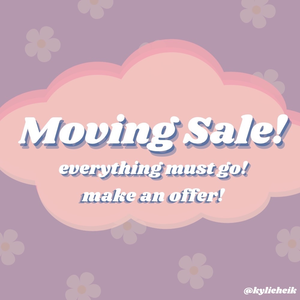 MOVING SALE! 💗 MAKE ME AN OFFER! 💗 EVERYTHING MUST GO 💗 BUNDLES ENCOURAGED!